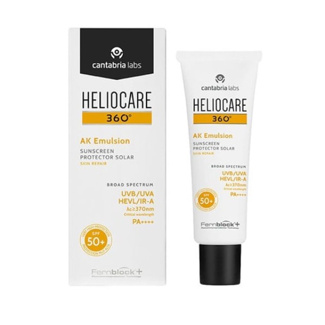 HelioCare 360 AK Emulsion SPF50+ Αντηλιακό Γαλάκτωμα Προσώπου με Επανορθωτική Δράση 50ml