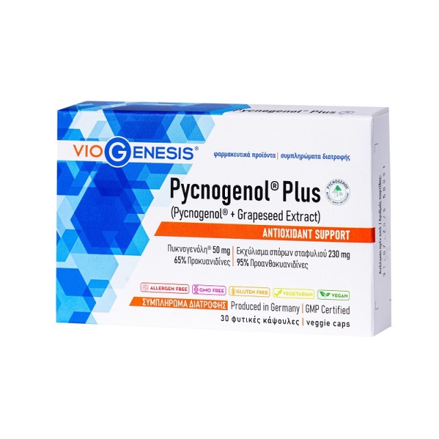 VioGenesis Pycnogenol Plus 30 φυτικές κάψουλες