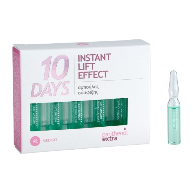 Panthenol Extra 10 Days Instant Lift Effect Αμπούλες Σύσφιξης 10X2ml