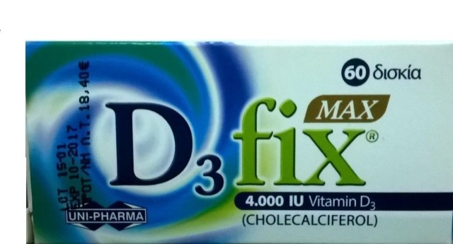 D3 Fix Max 4000iu 60tabs