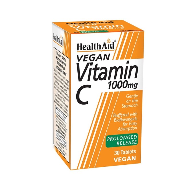 Health Aid Vitamin C 1000mg Prolonged Release Βιταμίνη C Βραδείας Αποδέσμευσης 30 Ταμπλέτες