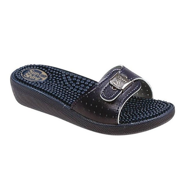 Sunshine anatomic womens flip flops Blue N38 (800M)