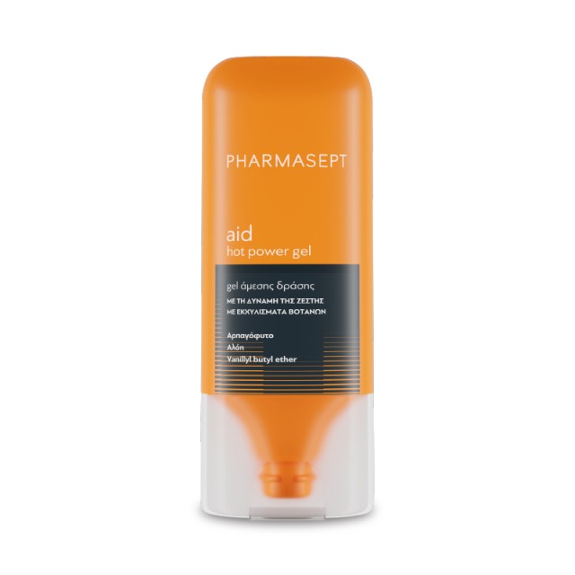 Pharmasept Aid Hot Power Gel Massage gel για Αίσθηση Χαλάρωσης 100ml