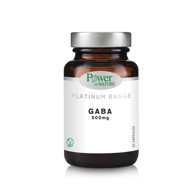 Power of Nature Platinum Range Gaba 500mg 30 κάψουλες