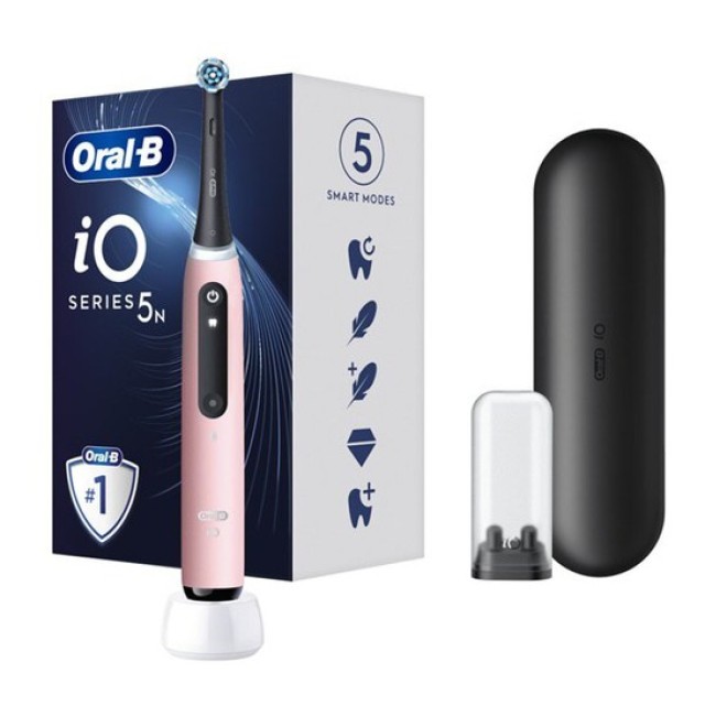 Oral-B iO Series 5 Magnetic Blush Pink Ηλεκτρική Οδοντόβουρτσα 1τμχ