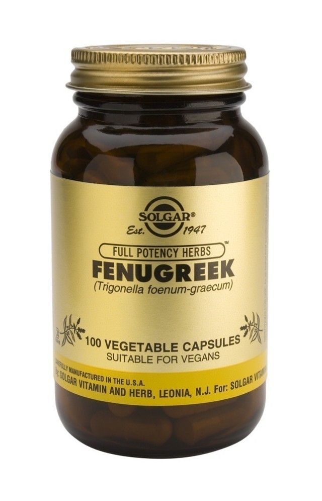 SOLGAR FENUGREEK veg.caps 100s