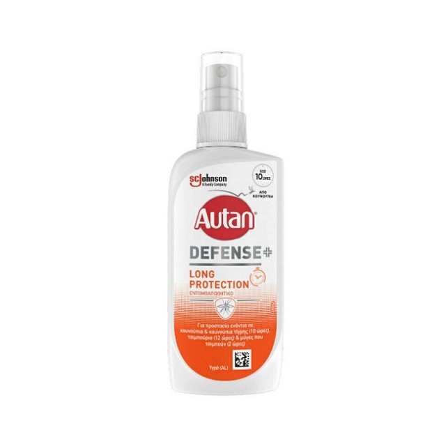 Autan Defence Long Protection Spray Εντομοαπωθητικό Σπρέι 100ml