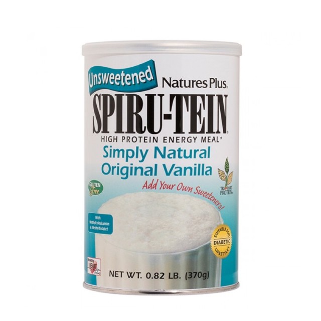 Natures Plus Simply Natural Spiru-Tein Shake Χωρίς Γλουτένη με Γεύση Βανίλια 370gr