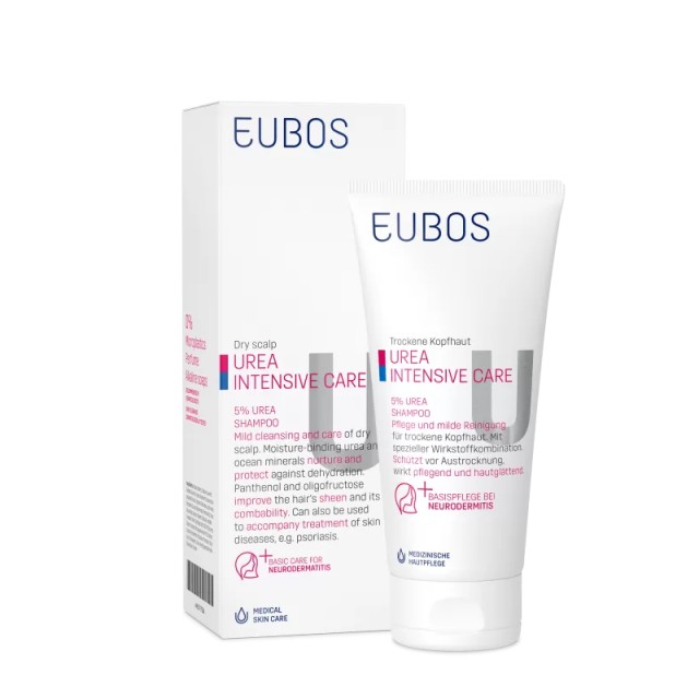 Eubos Urea 5% Shampoo Σαμπουάν καθαρισμού για Ξηρά & Ταλαιπωρημένα μαλλιά 200ml