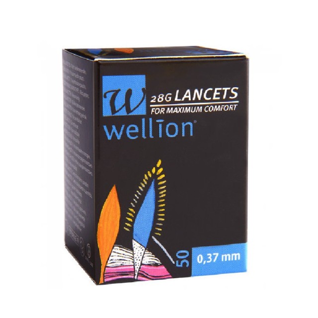 Wellion Lancets Σκαρφιστήρες 28G 50τμχ