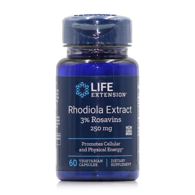 Life Extension Rhodiola Extract 3% Rosavins 250mg 60 φυτικές κάψουλες