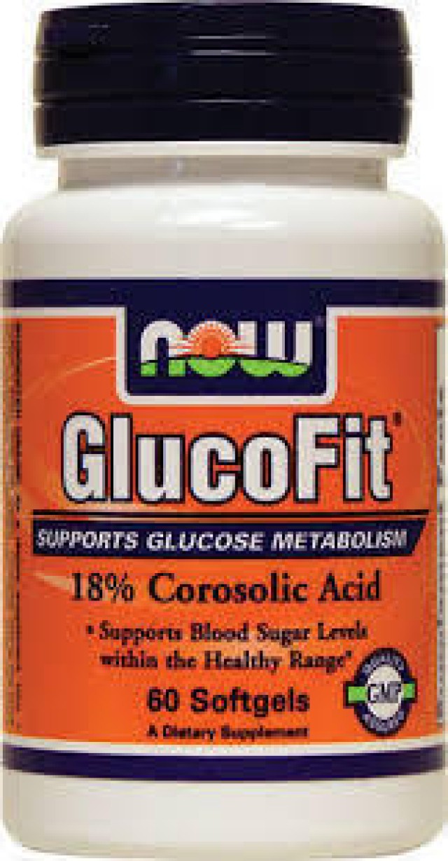 Now GlucoFit (18% Corosolic Acid) 60 softgels