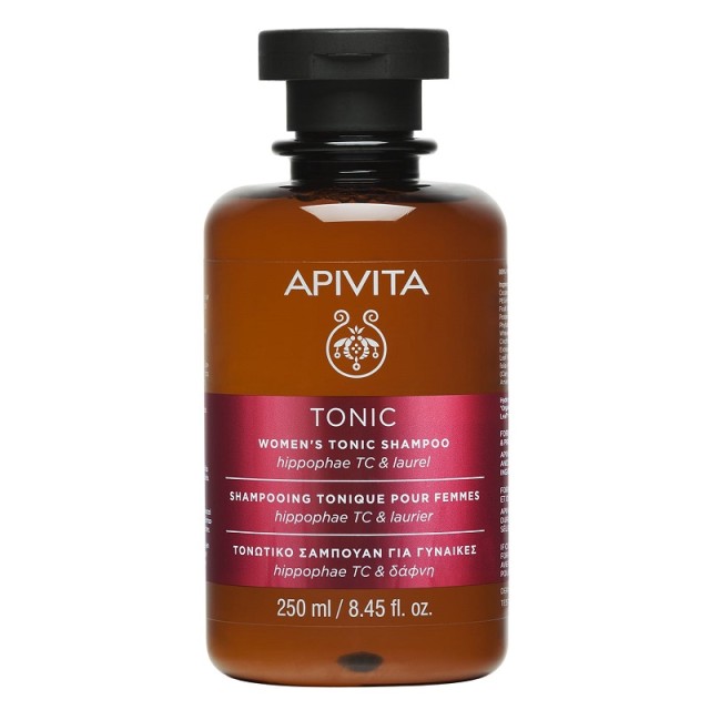 Apivita Shampoo Womens Tonic Σαμπουάν Γυναικείας Τριχόπτωσης Hippophae TC & Δάφνη 250ml