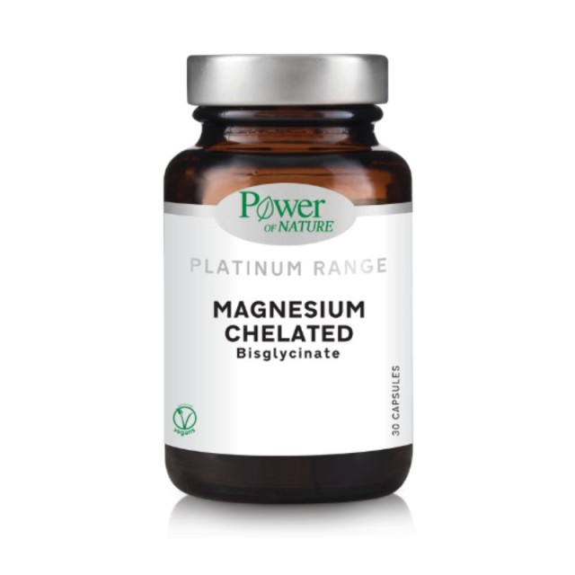 Power Of Nature Platinum Range Magnesium Chelated 30 κάψουλες