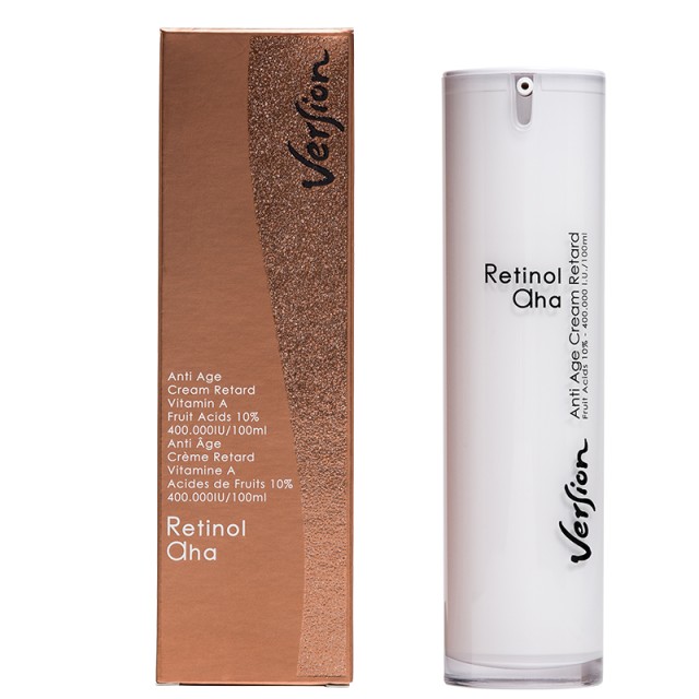 Version Retinol AHA Λευκαντική Θεραπεία Βαθιάς Δράσης για Επανόρθωση & Αναδόμηση 50ml