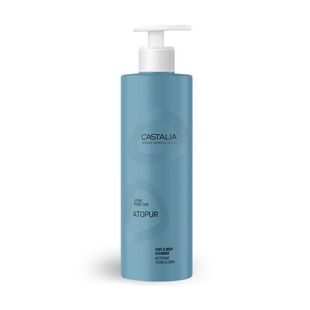 Castalia Atopur Face & Body Cleanser Απαλό Gel Καθαρισµού για Επιδερµίδα µε Ατοπική Προδιάθεση 400ml