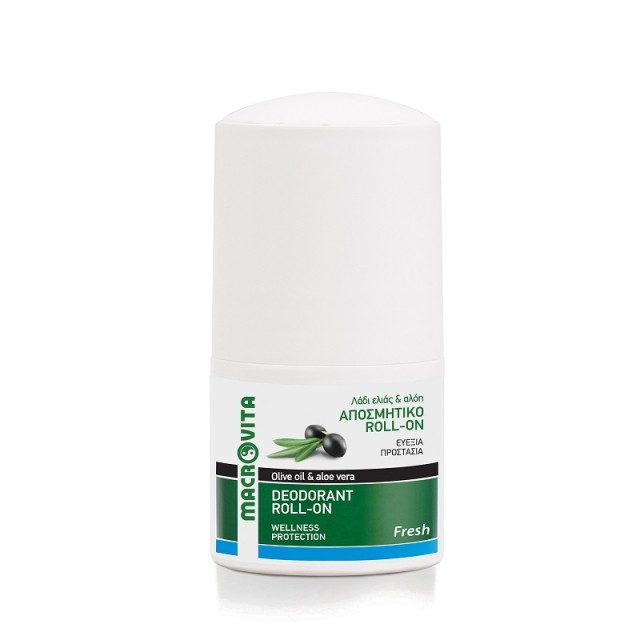 Macrovita Αποσμητικό Roll-on Fresh με Λάδι Ελιάς & Αλόη 50ml