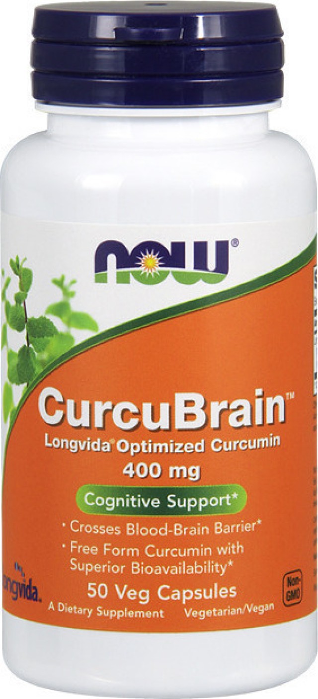 Now Curcubrain Longvida 400mg 50vcaps