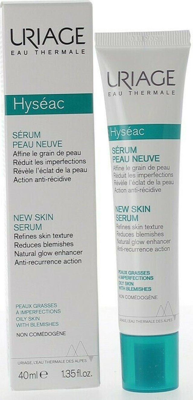 Uriage Hyseac Renewing Serum Ορός Για Λιπαρό Δέρμα Με Ατέλειες, 40ml