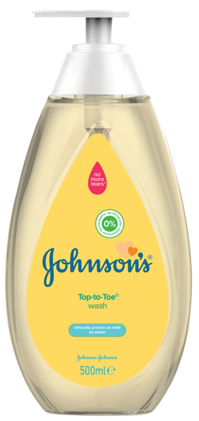 Johnsons Baby Top-to-toe 2 σε 1 Αφρόλουτρο & Σαμπουάν 500ml