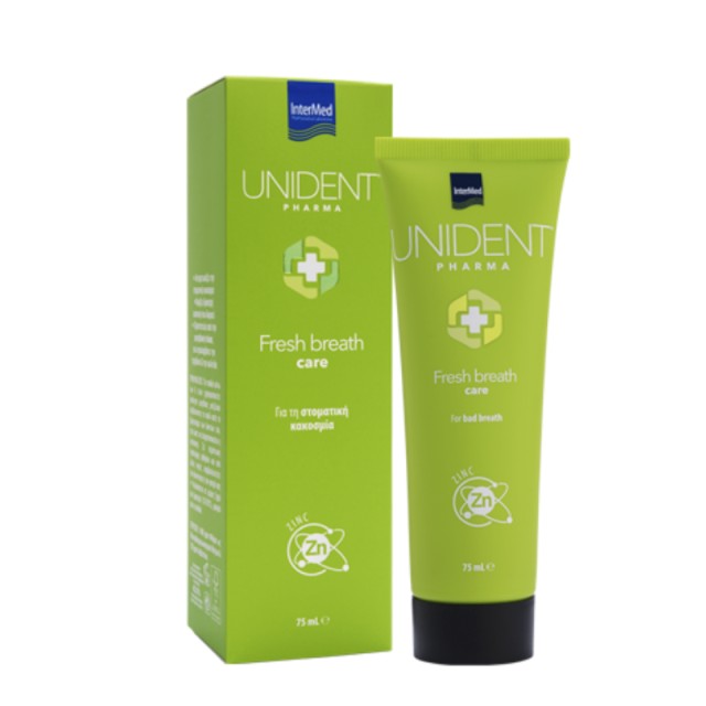 InterMed Unident Pharma Fresh Breath Care Οδοντόπαστα για την Στοματική Κακοσμία 75ml