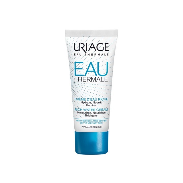 Uriage Eau Thermale Creme D’eau Riche Κρέμα Ενυδάτωσης για ξηρή επιδερμίδα 40ml