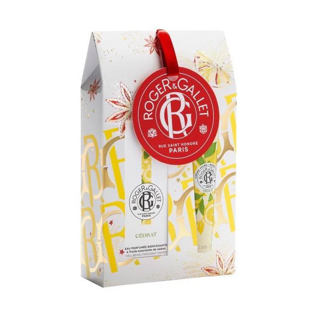 Roger&Gallet Promo Pack Cédrat Eau Parfumée Bienfaisante Εορταστικό Set Γυναικείο Άρωμα 30ml & Κρέμα Χεριών 30ml