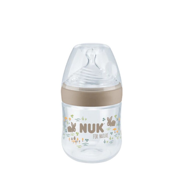 Nuk Πλαστικό Μπιμπερό For Nature Κατά των Κολικών με Θηλή Σιλικόνης 150ml για 0-6 μηνών (10743075)