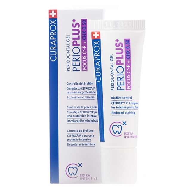 Curaprox Perio Plus Focus CHX 0.5 Οδοντική Γέλη Κατά των Φλεγμονών 10ml