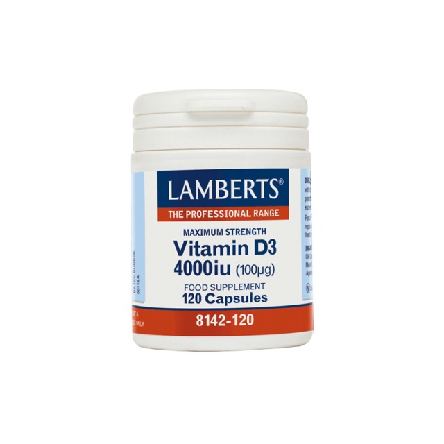 Lamberts Vitamin D3 4000iu (100μg) 120 κάψουλες