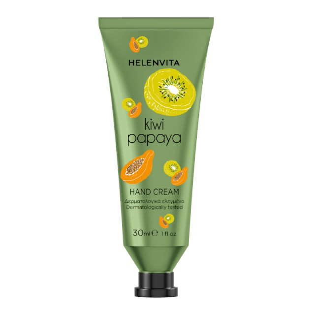 Helenvita Hand Cream Kiwi Papaya Ενυδατική Κρέμα Χεριών 30ml