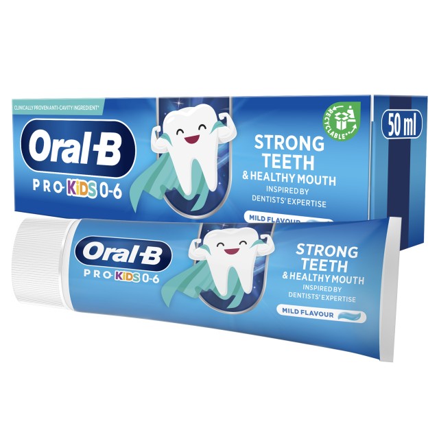 Oral-B Pro Kids Οδοντόκρεμα, 0-6 Ετών 50ml