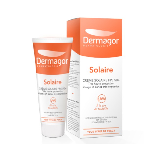 Inpa Dermagor Creme Solaire SPF50+ Aντηλιακή κρέμα προσώπου, 40ml