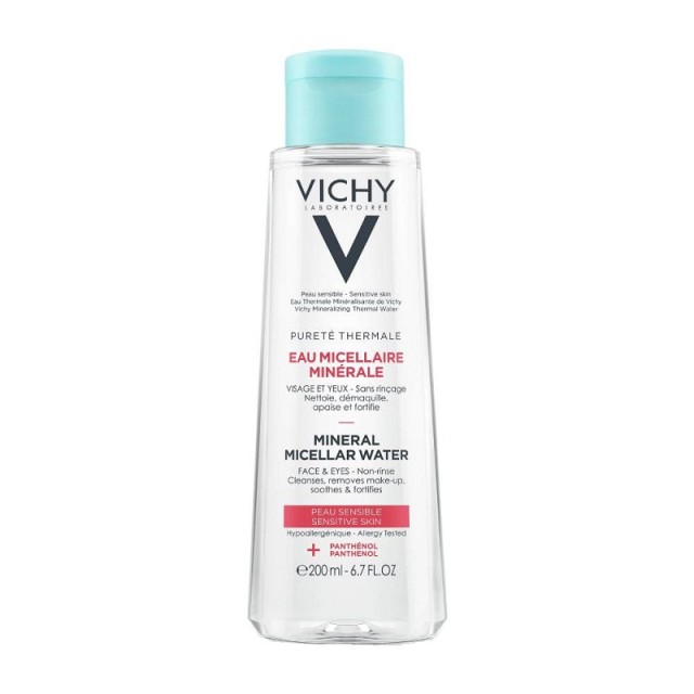 Vichy Purete Thermale Eau Micellar Minerale Water Καθαριστικό Νερό Ντεμακιγιάζ για Ευαίσθητη Επιδερμίδα 200ml