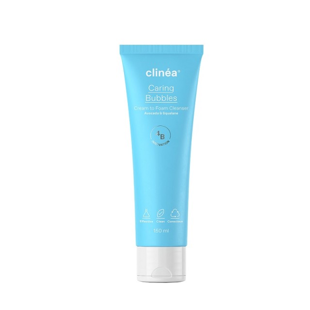 Clinéa Caring Bubbles Κρεμώδης Αφρός Καθαρισμού Προσώπου 150ml