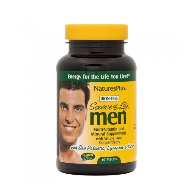 Natures Plus Source of Life Mens Multi-vitamin 60 ταμπλέτες