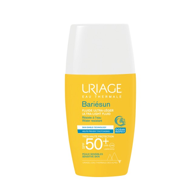 Uriage Bariésun Ultra-Light Fluid Αντηλιακό Προσώπου SPF50+ 30ml