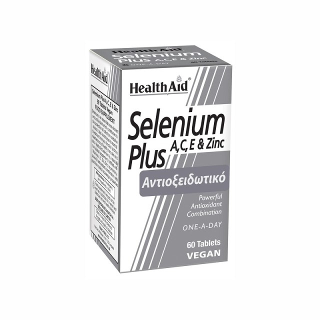 Health Aid Selenium Plus Vitamins A, C, E & Zinc Συμπλήρωμα Διατροφής με Σελήνιο 60 ταμπλέτες