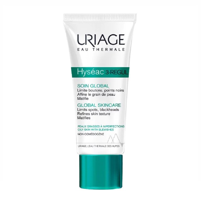 Uriage Hyseac 3-REGUL+ Anti-Blemish Global Care Ολοκληρωμένη Φροντίδα κατά των Ατελειών, 40ml