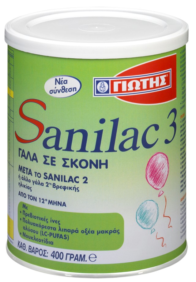 Γιώτης Sanilac 3 Βρεφικό Γάλα 400gr