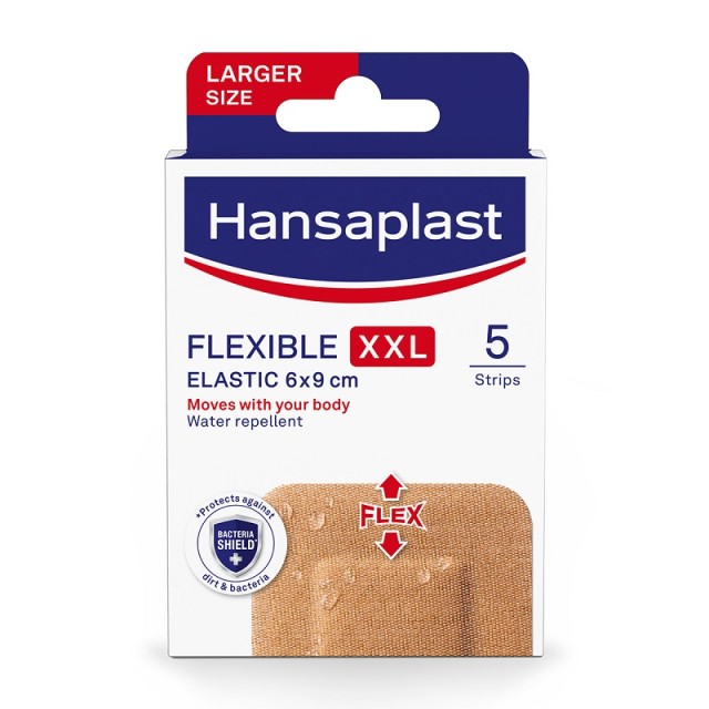 Hansaplast Flexible XXL 6x9cm 5 strips