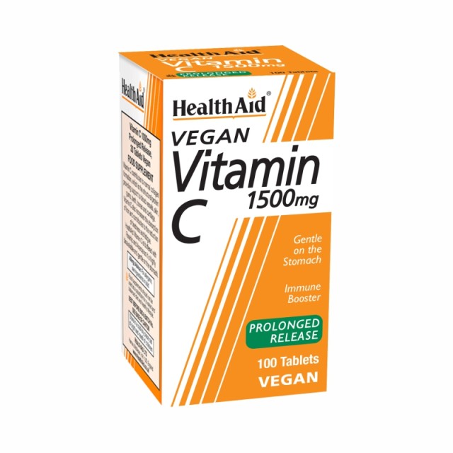 Health Aid Vitamin C Prolonged Release 1500mg 100 ταμπλέτες