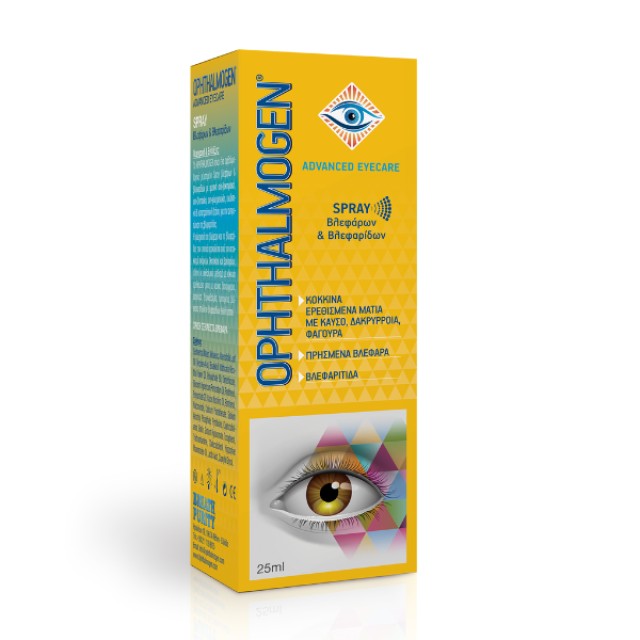 Ophthalmogen Advanced Eyecare Spray Σπρέι Βλεφάρων & Βλεφαρίδων 25ml