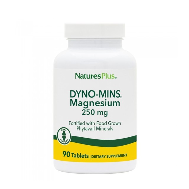 Natures Plus Bone Support Dyno-Mins Magnesium 250mg 90 ταμπλέτες