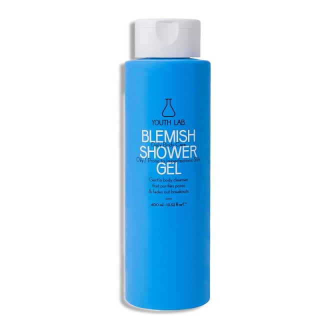 Youth Lab. Blemish Shower Gel Αφρίζον Τζελ Καθαρισμού Σώματος για  την Ακμή 400ml