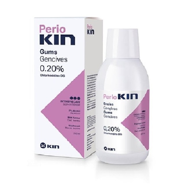 Kin Perio Gums Chlorhexidine 0.20% Στοματικό Διάλυμα κατά της Περιοδοντίτιδας 250ml