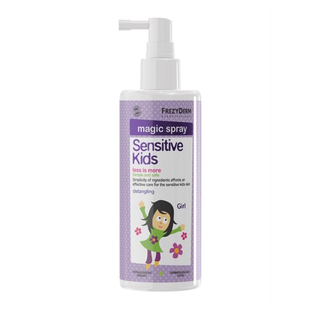 Frezyderm Sensitive Kids Magic Spray for Girls Παιδικό Σπρέι για Ξέμπλεγμα Μαλλιών 150ml