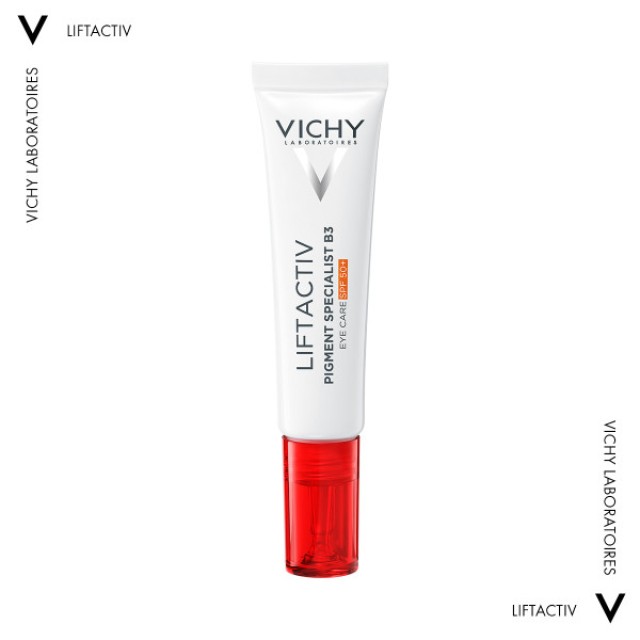 Vichy Liftactiv Pigment B3 Κρέμα Ματιών SPF50+ Διορθώνει και Προλαμβάνει τις Υπερμελαγχρώσεις γύρω από τα Μάτια 15ml