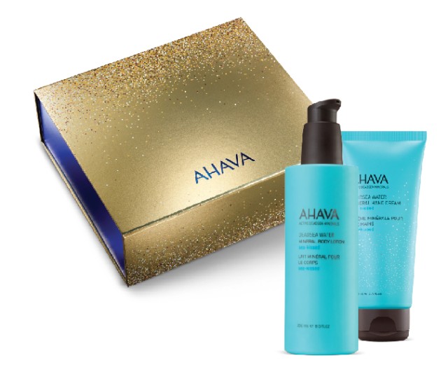 Ahava Xmas Promo Pack Sea Kissed Duo Sea Kissed Body Lotion Πλούσια Λοσιόν Σώματος 250ml & Sea Kissed Hand Cream Κρέμα Χεριών 100ml