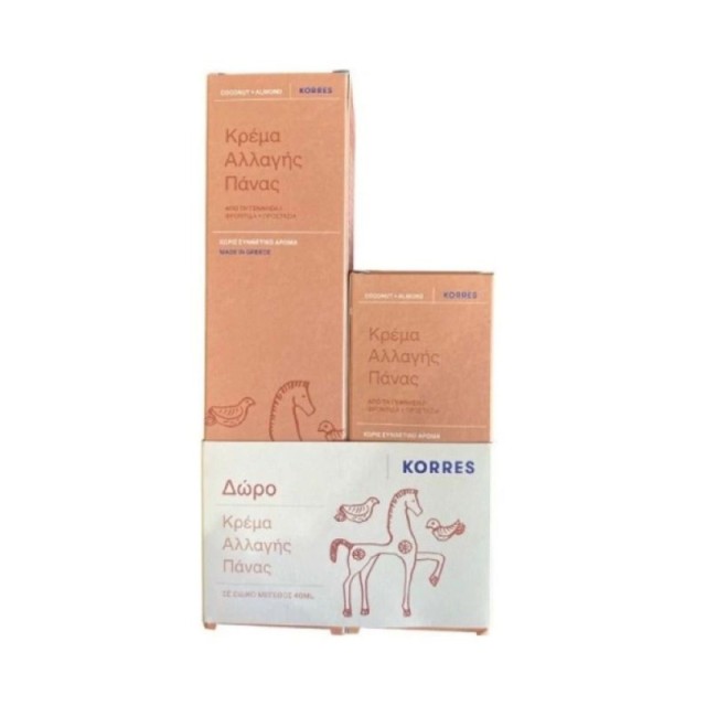 Korres Set Kρέμα Αλλαγής Πάνας 150ml + Δώρο Korres Kρέμα Αλλαγής Πάνας 40ml